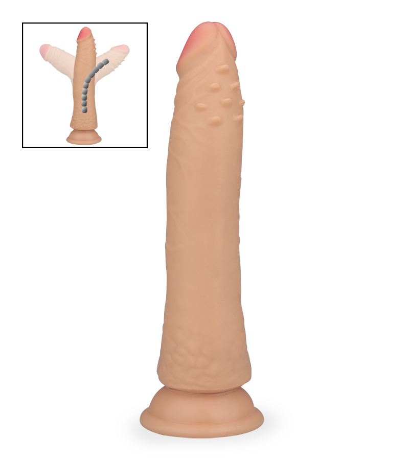 Aurelio Real Skin bendable suction-cup dildo 7.25 inches