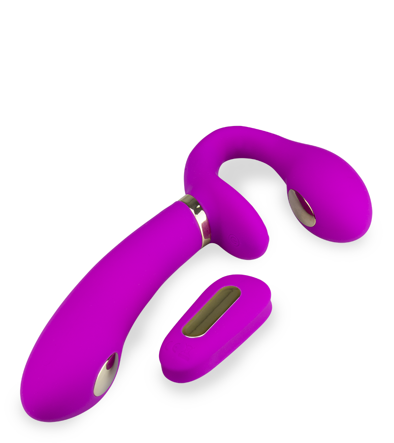 Authority vibrating estim strap on