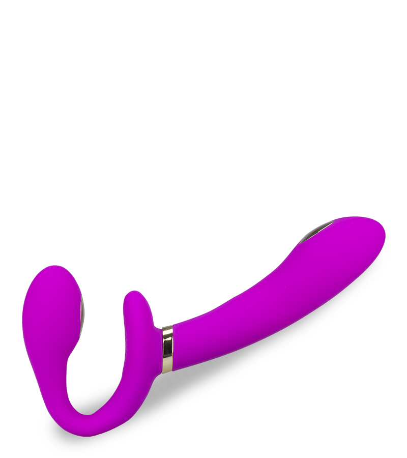 Authority vibrating estim strap on