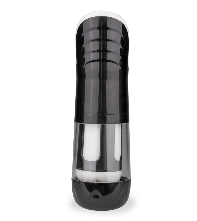 Automatic vibrating and thrusting masturbator