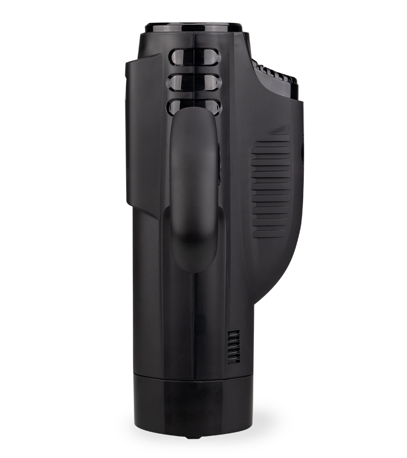 Awesome thrusting and sucking masturbator with handles