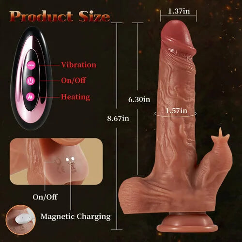 Yingjue Simulation Penis Wireless Expansion F27 Tongue Licking Swing Vibration