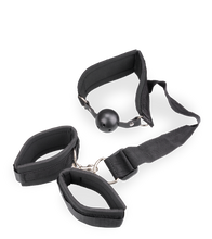Load image into Gallery viewer, Ball gag with wrist cuff
