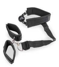 Load image into Gallery viewer, Ball gag with wrist cuff