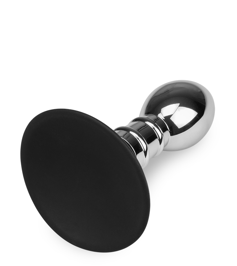 Balloon suction cup butt plug