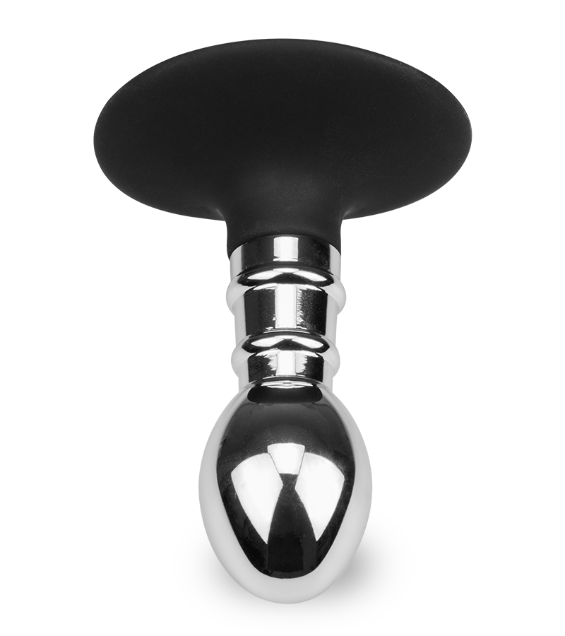 Balloon suction cup butt plug