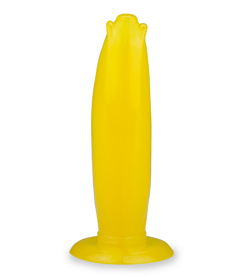 Banana girthy suction cup butt plug