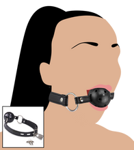Load image into Gallery viewer, BDSM ball gag with Lock