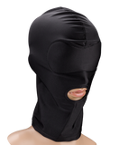 BDSM blackout hood with mouth opening