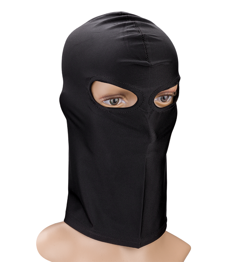 BDSM hood with eye openings