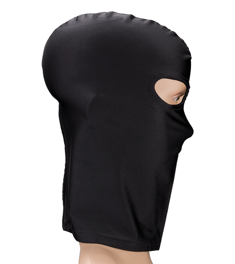 BDSM hood with eye openings
