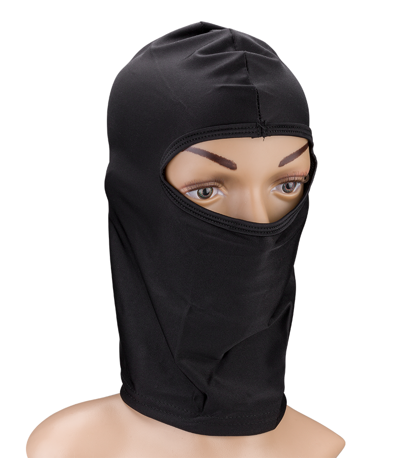 BDSM hood with large eye opening