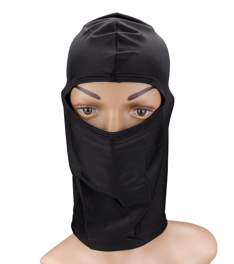 BDSM hood with large eye opening