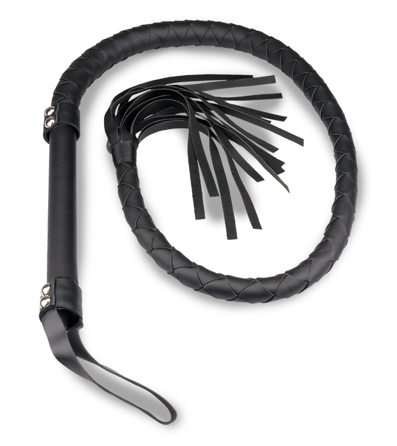 BDSM imitation leather whip 49.25 inches