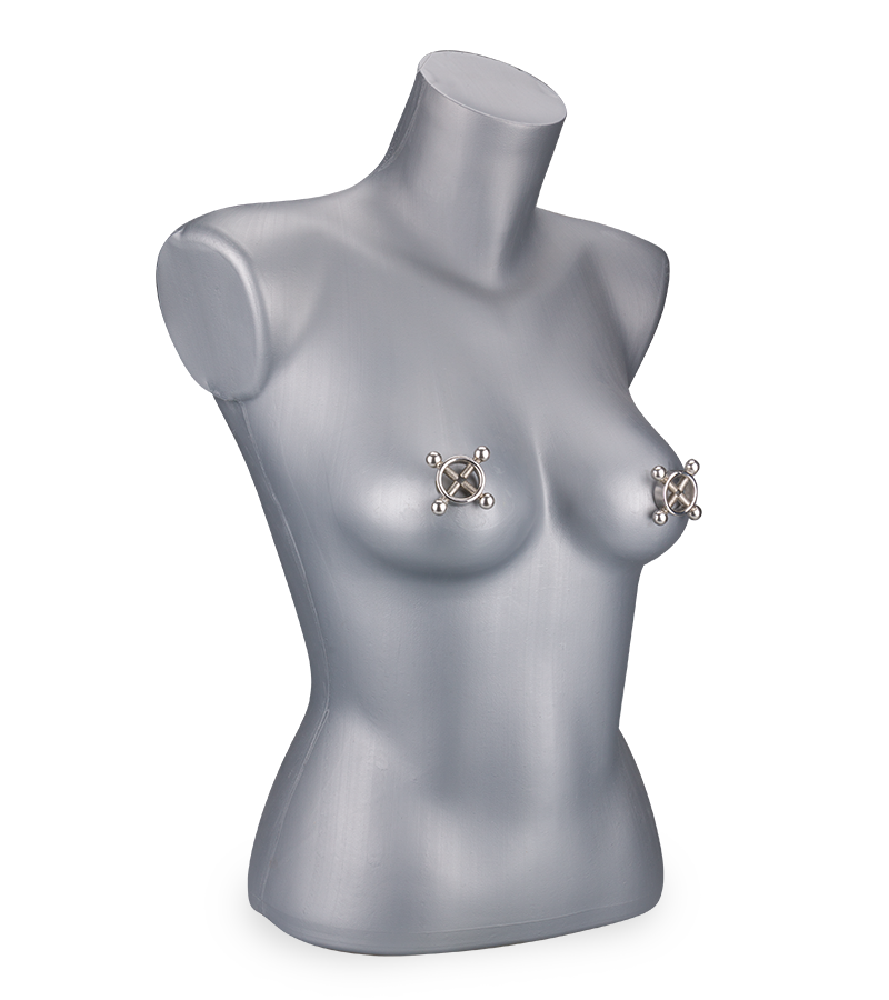 BDSM nipple clamps with screws