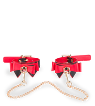 Load image into Gallery viewer, Be Mine bow tie ankle cuffs