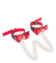 Load image into Gallery viewer, Be Mine bow tie ankle cuffs