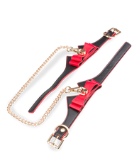 Load image into Gallery viewer, Be Mine bow tie ankle cuffs