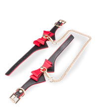 Load image into Gallery viewer, Be Mine bow tie ankle cuffs