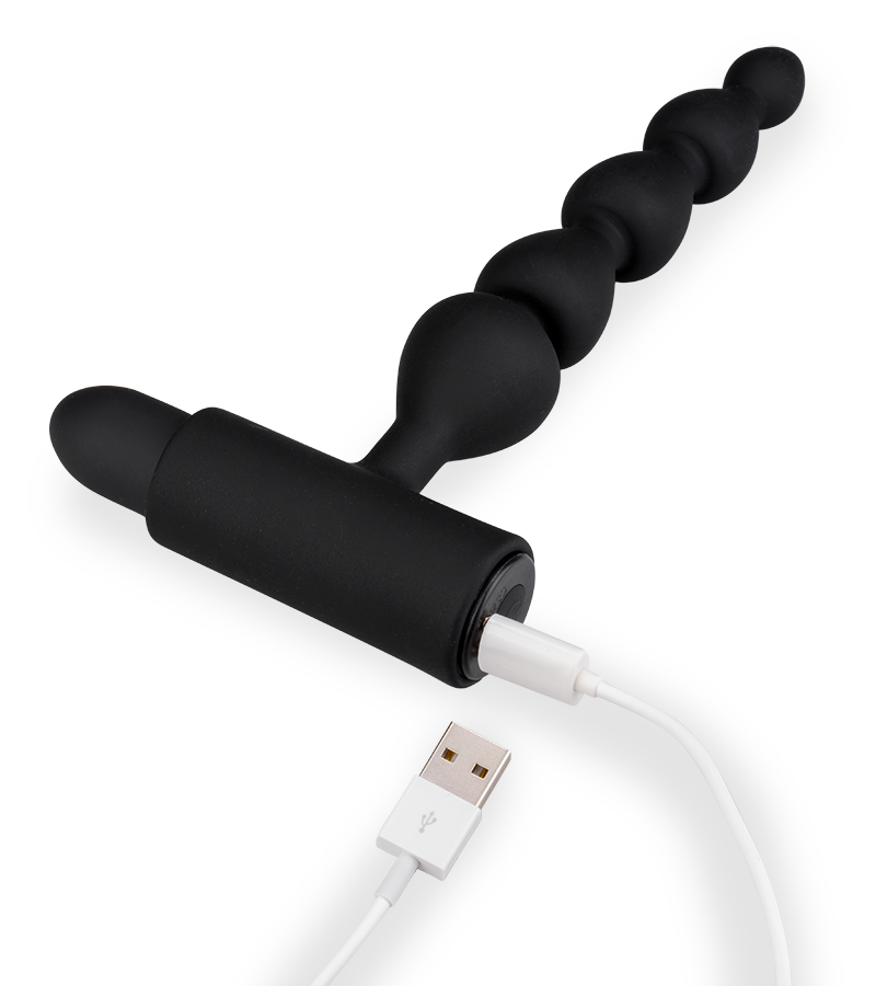 Bead 5-bead vibrating anal plug