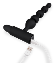 Load image into Gallery viewer, Bead 5-bead vibrating anal plug