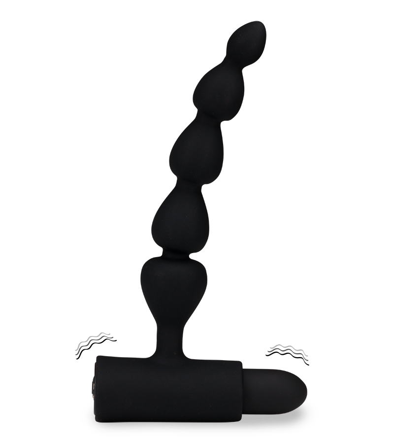 Bead 5-bead vibrating anal plug