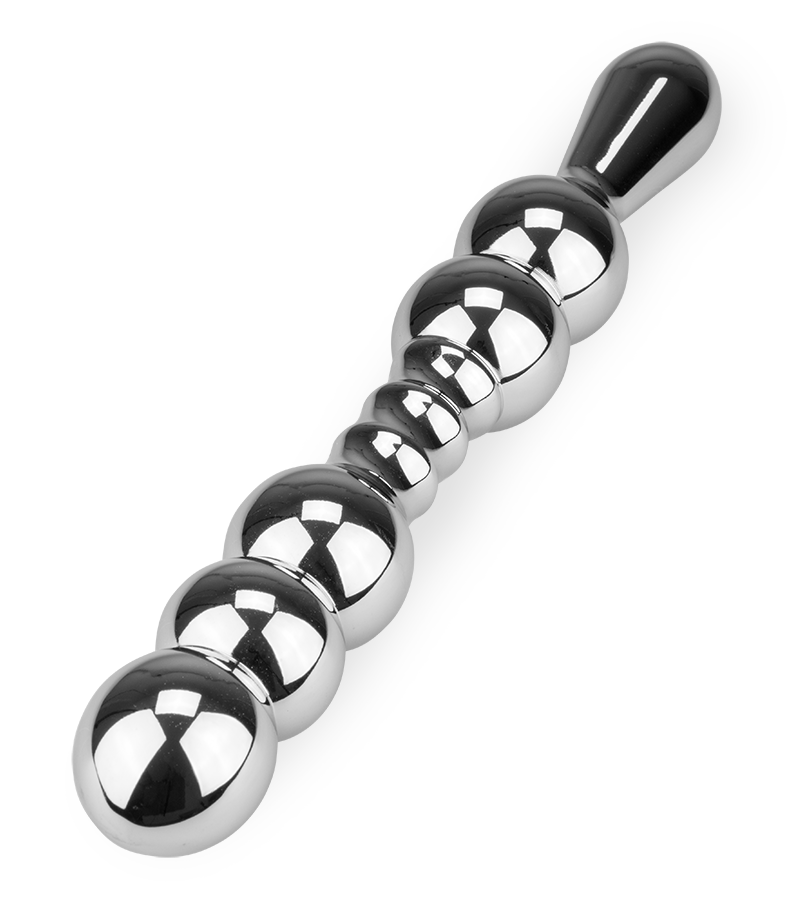 Beaded anal dildo 7.75 inches