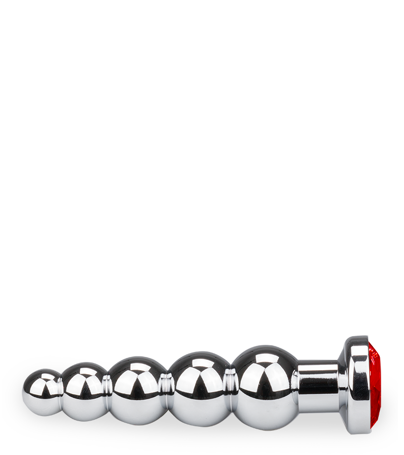 Beaded jewel butt plug – 7 Colours