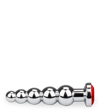 Load image into Gallery viewer, Beaded jewel butt plug – 7 Colours