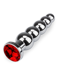 Load image into Gallery viewer, Beaded jewel butt plug – 7 Colours