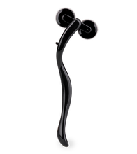 Load image into Gallery viewer, Black 9-row Wartenberg pinwheel