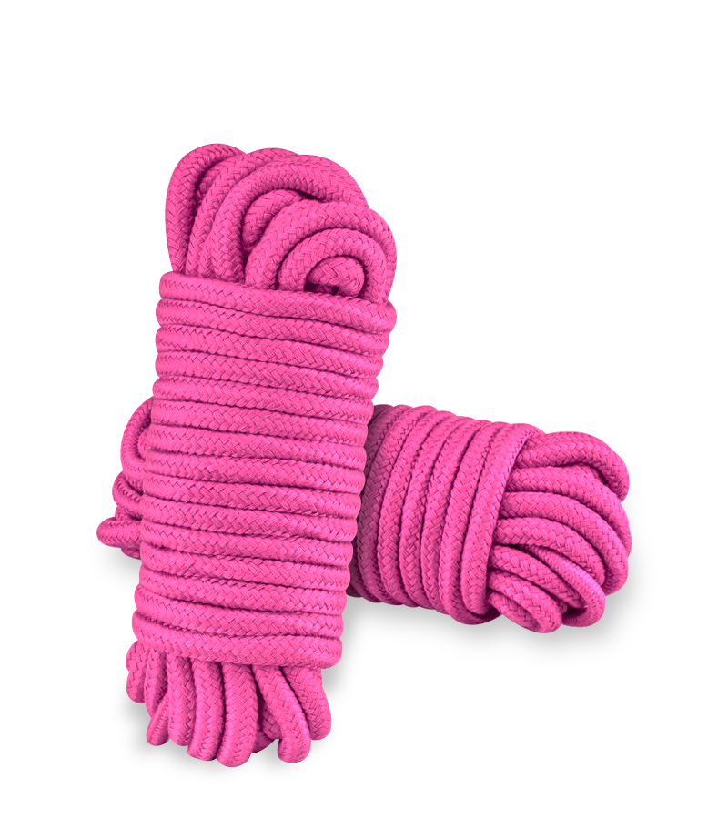 Black bondage rope 33.00 feet