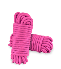Load image into Gallery viewer, Black bondage rope 33.00 feet