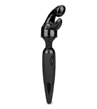 Load image into Gallery viewer, Black Fantasy Wand vibrator 2 heads