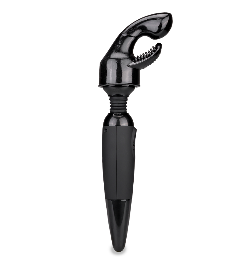 Black Fantasy Wand vibrator 2 heads