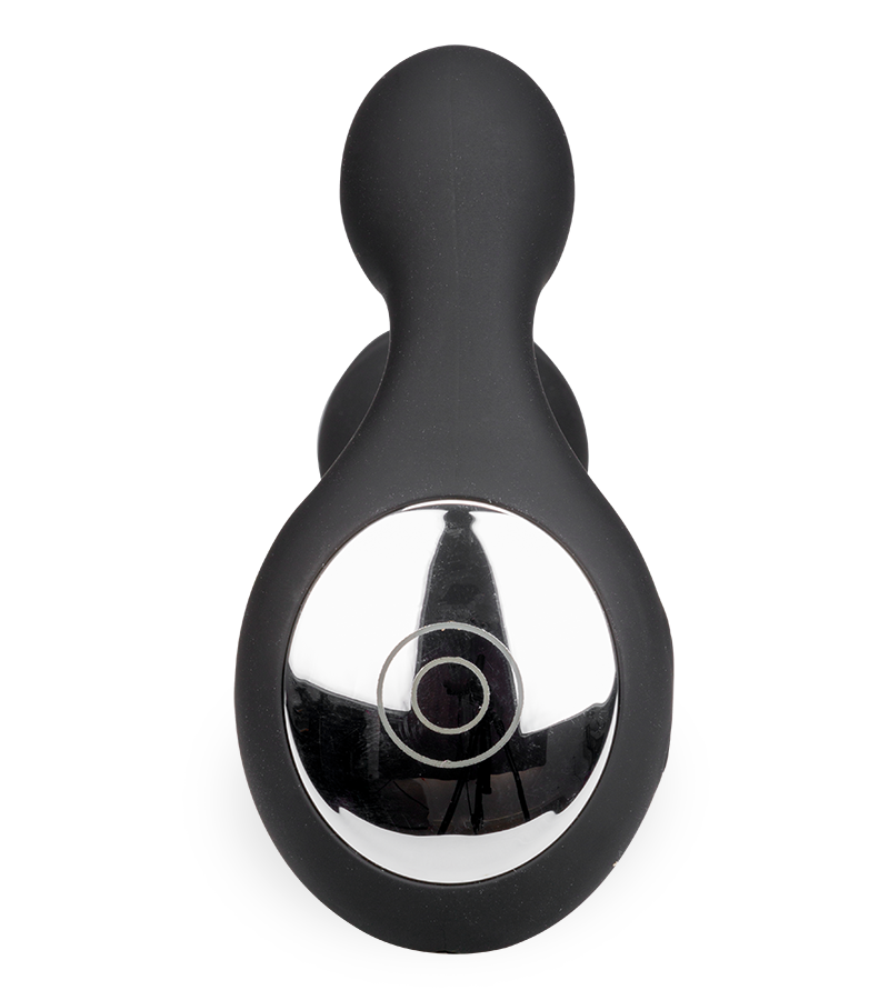 Black remote-controlled prostate stimulator