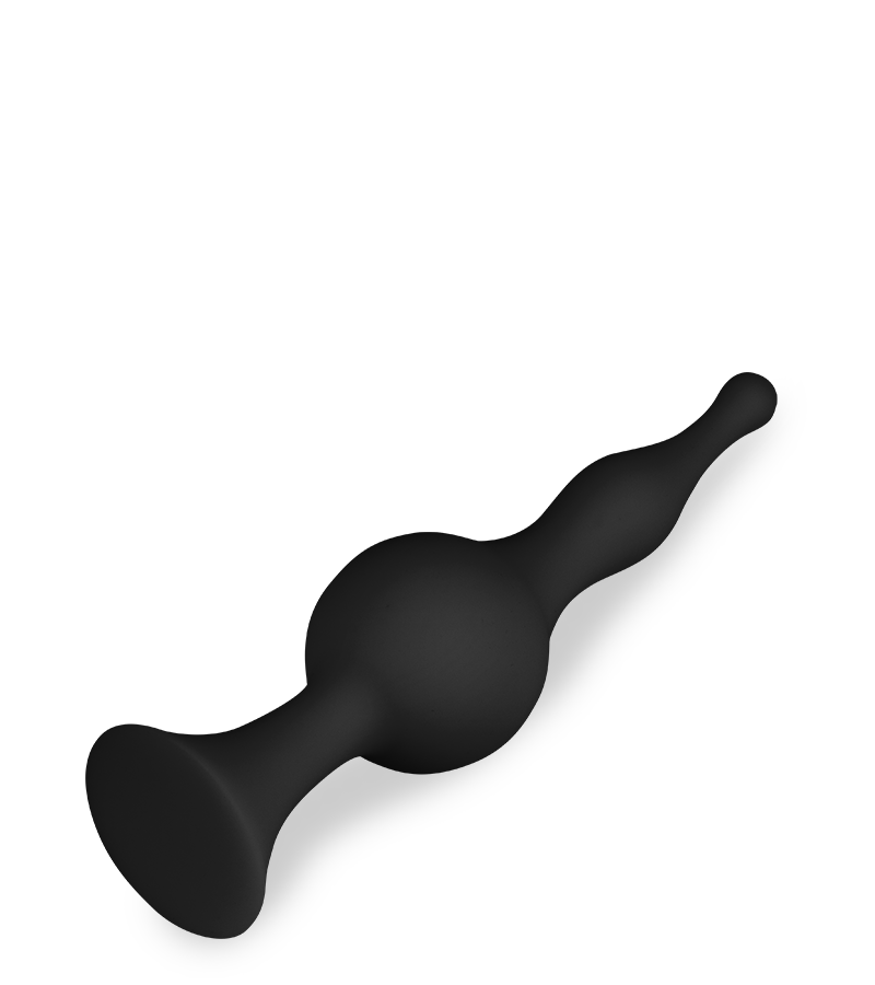 Blob suction-cup anal plug