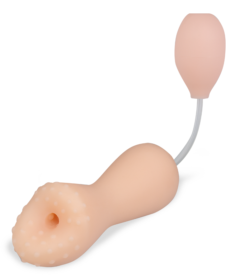 Blow job pump masturbator