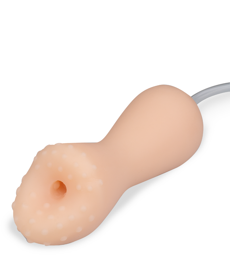 Blow job pump masturbator