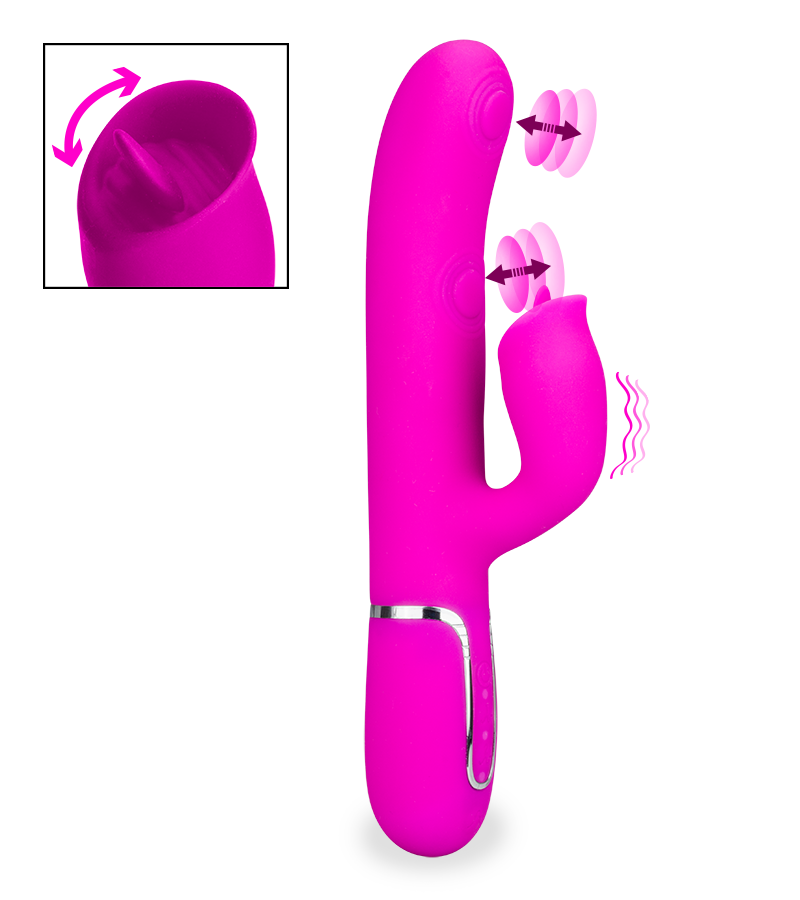Bomb throbbing rabbit vibrator for oral sex