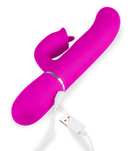 Load image into Gallery viewer, Bomb throbbing rabbit vibrator for oral sex