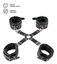 Load image into Gallery viewer, Bondage cross tie restraints