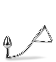 Load image into Gallery viewer, Bondy anal hook with triple cock ring