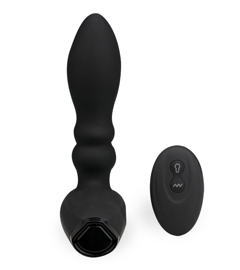 Boom! inflatable vibrating butt plug
