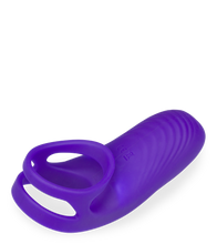 Load image into Gallery viewer, Bora clit-stimulating double cock ring