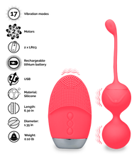 Load image into Gallery viewer, Bounce vibrating Ben Wa balls