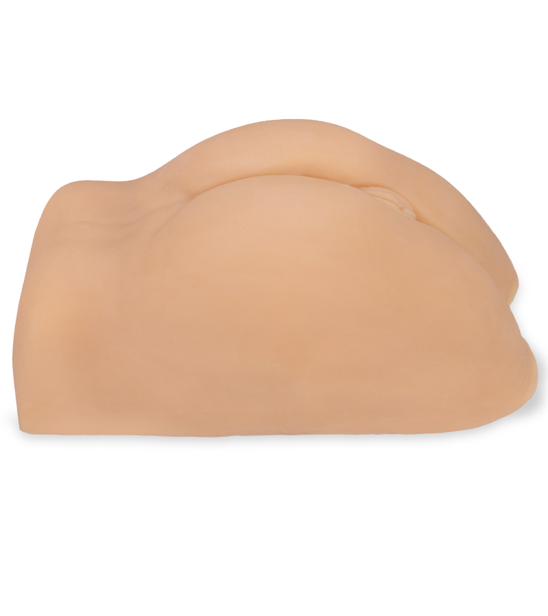 Bouncing butt masturbator