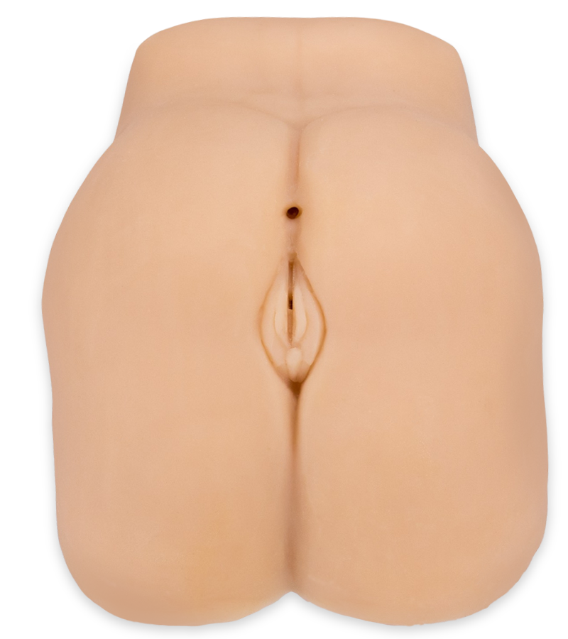 Bouncing butt masturbator