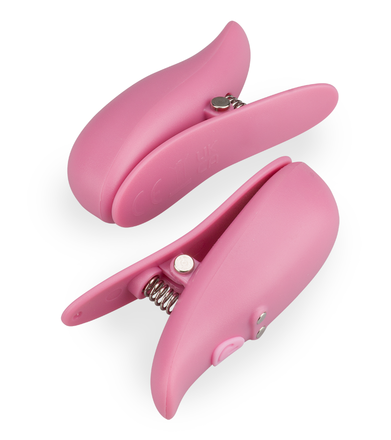Bubble Gum vibrating nipple clamps 10 modes