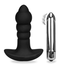 Load image into Gallery viewer, Bubble vibrating anal plug